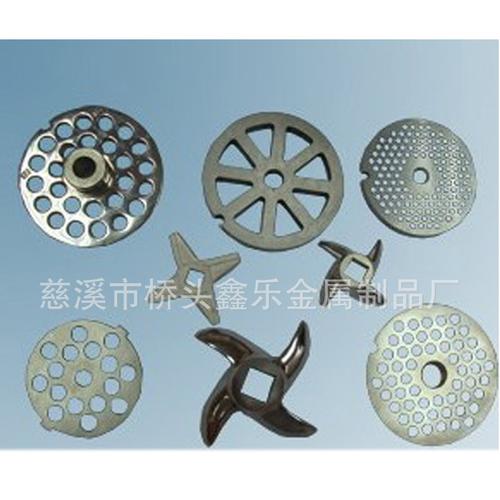 厂家供应 粉末冶金件烧结加工 不锈钢绞肉机刀盘刀片支持来图定做